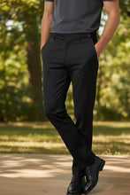Pantalon de costume Luxury Vision « Ethan » noir Super 150.