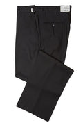 Pantalon de costume Luxury Vision « Ethan » noir Super 150.