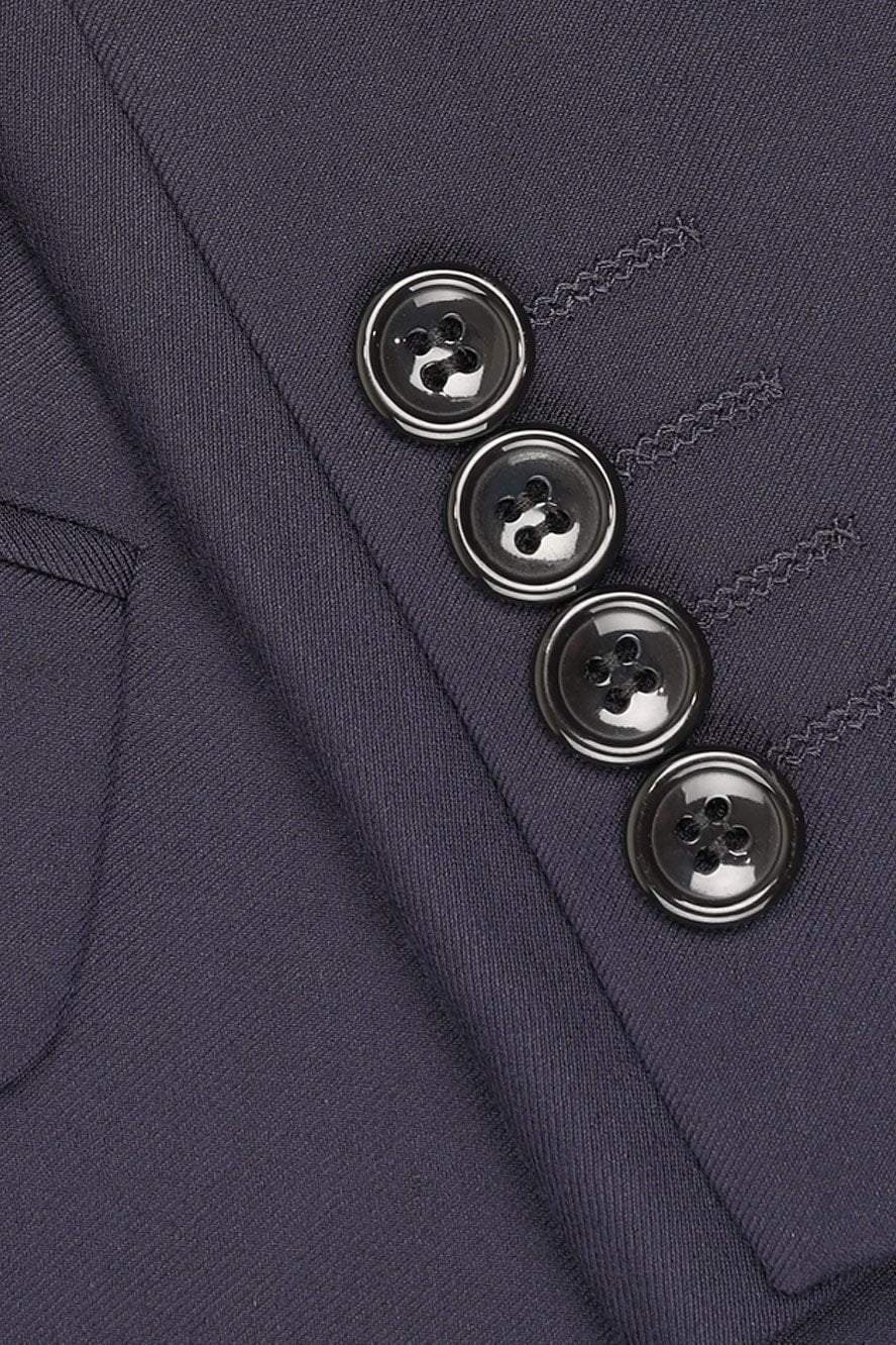 Veste de costume bleu marine « Madison » à encoche (pièces séparées)